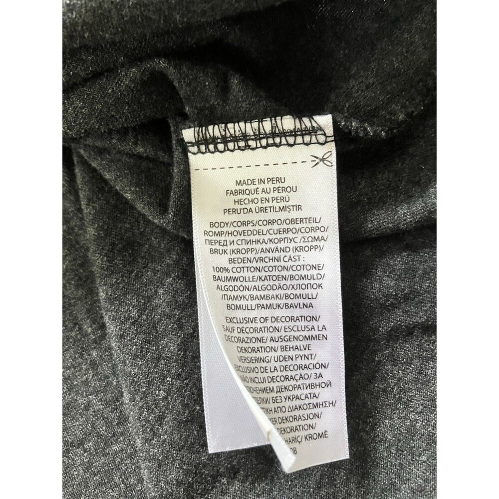 Polo Ralph Lauren Men XXL Dark Charcoal Gray Cotton Knit Hoodie Light Pullover - Picture 5 of 8